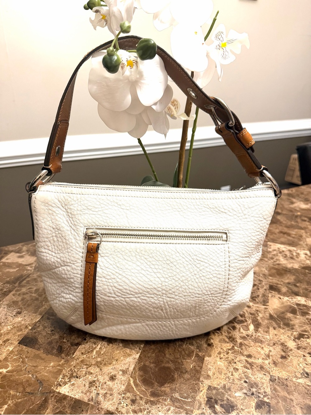 vintage Y2K Coach Soho Small/Medium Pebbled Leather Hobo Bag - Picture 3 of 11